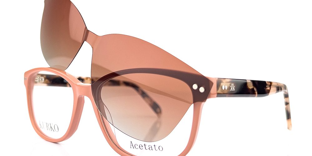 V209 KATRINA CL69 ROSA - HAVANA CLIP-ON