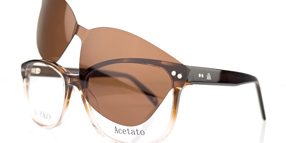 V209 KATRINA CL76 HAVANA CLIP-ON