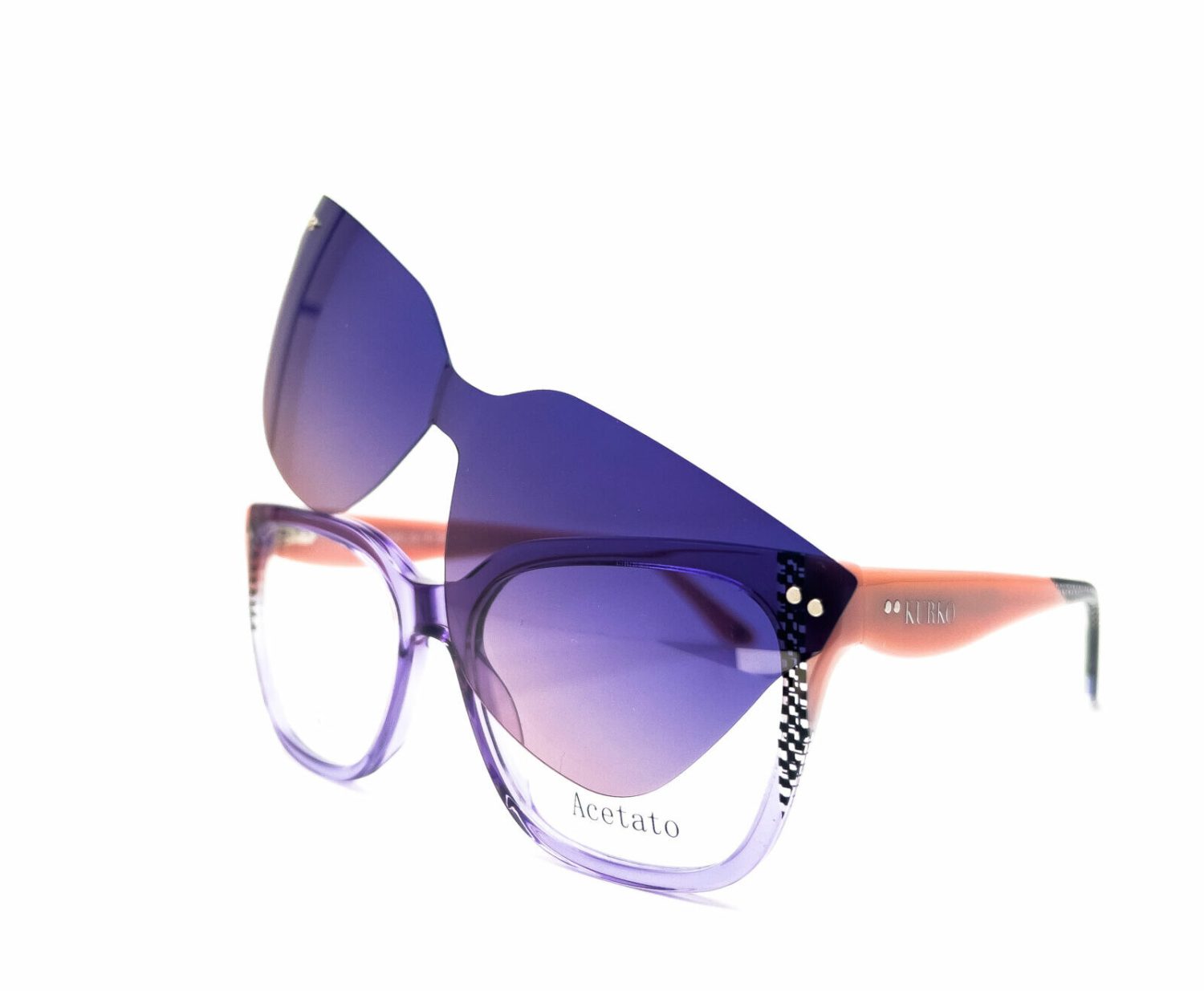 V221 ARACNE CLE2 LILA-ROSA CLIP-ON