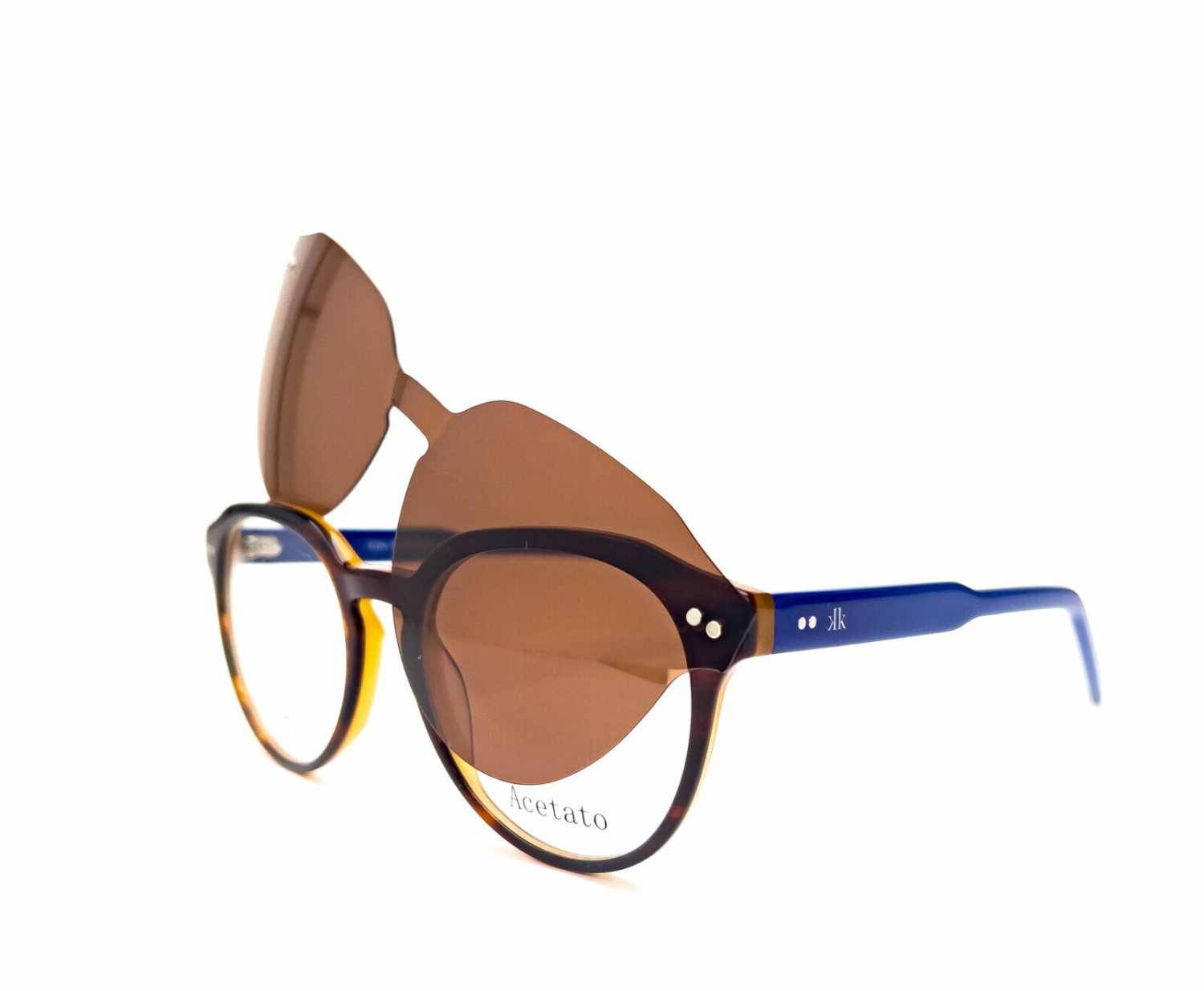 V124 BABIECA CLD9  HAVANA - AZUL CLIP-ON