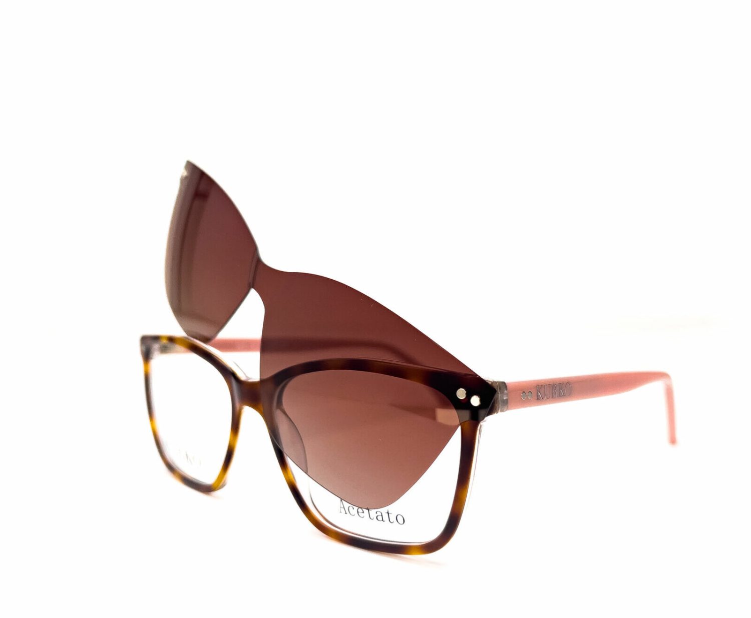 V222 QUIMERA CLE5 HAVANA - ROSA  CLIP-ON