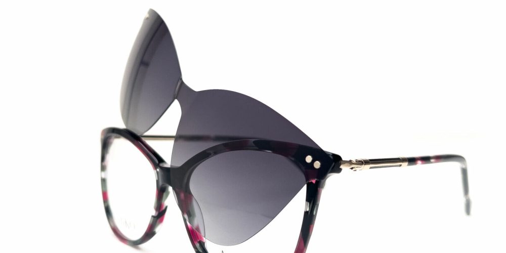 V225 ESFINGE CLB7 NEGRO JASPEADO CLIP-ON